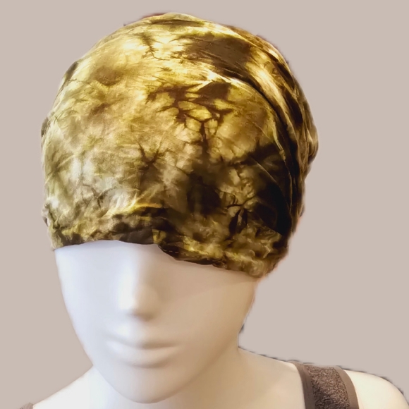 TIE DYE Handmade Headband *4 Designs Lime Green NEW - Picture 4 of 9